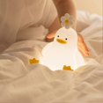 thumbnail image 2 of Portable Flower Ducks Patting Light Personalized Desk Night Light for Kids Children Adult Room, 2 of 4