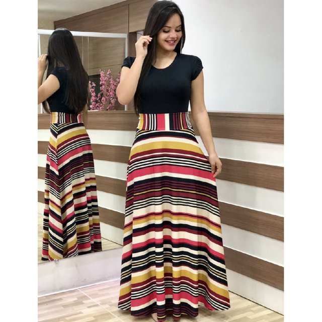 Más El Tamaño De Las Mujeres De Impresión Floral Vestido De Manga Corta Casual Maxi Vestidos De Fiesta Playa Bohe Casualespangjing