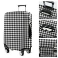 thumbnail image 5 of Black White Gingham Checkered Pattern Luggage Cover Fashion Suitcase Cover Baggage Covers Fit 25-28 Inch Luggage (Go Travel), 5 of 5