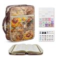 thumbnail image 2 of Pzuqiu Sunflower Hummingbird Bible Study Supplies for Women Bible Tote Bags Large Bibles Cover with Comfortable Handle Scripture Book Cover Organizer Christian Gifts for Girls, 2 of 7