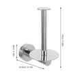 thumbnail image 2 of FENGGUIQU Storage Rack for Paper Rolls Plated Silver Smooth Glossy Surface for Countertop, 2 of 8