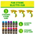 thumbnail image 6 of Party Streamer Spray String with 3 Streamer Shooters 12 Cans 3oz, 6 of 6