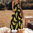 thumbnail image 3 of Banana Sleeveless Dress Loose Women's Dress Dresses Luxury Evening Dresses, 3 of 9