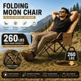 thumbnail image 4 of Folding Camping Chairs, Camping Lounge Chair with Detachable Footrest Adjustable Backrest, Portable Folding Chair, 4 of 11