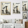 thumbnail image 4 of Designart "Power Simplistic Dam Minimalist painting II" Cityscapes Floater Framed Wall Art Print, 4 of 7