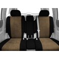 thumbnail image 2 of CalTrend Center 40/20/40 Split Bench SuperSuede Seat Covers for 2001-2003 Dodge Durango - DG111-06SP Beige Insert with Black Trim, 2 of 3