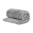 thumbnail image 1 of Cobija Individual Polar Gruesa Suave y Caliente para Cama y Sofa - Frazada para Frio e Invierno Gris GAON, 1 of 5