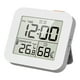 thumbnail image 4 of Reloj de pared con termómetro e higrómetro, reloj de ducha digital, relojes de ducha para profesores. Blanco, 4 of 8