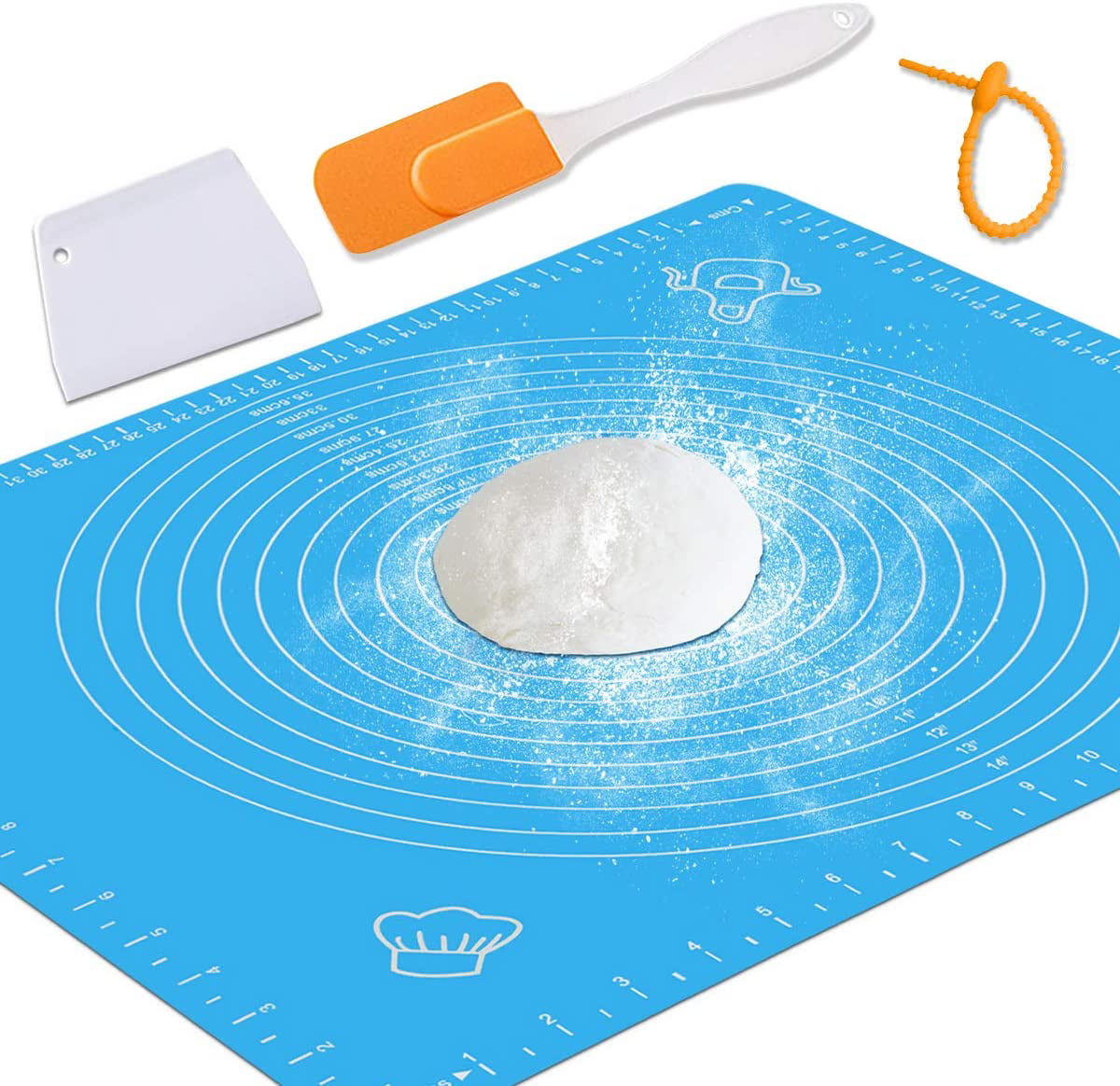 BianchiPatricia Non-Stick Silicone Baking Mat Pad Sheet Baking Pastry Tools Rolling 