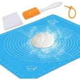 Silicone Baking Mat for Pastry Rolling Dough with Measurements 19.7
