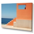 thumbnail image 2 of Designart "Seaside Home Architectural Haven IV" Coastal Canvas Art Print, 2 of 7
