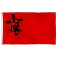 thumbnail image 2 of Bayyon Jesus Christ With A Cross In The Background Flag Banner with Grommets 3x5Feet Man cave Decor, 2 of 4