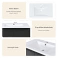 thumbnail image 2 of 30" Bathroom Vanity Set with Sink, Combo Cabinet, Bathroom Storage Cabinet with Resin Basin, Solid Wood Frame Storage Cabinet with Double Doors for Bathroom, Hotel, 2 of 9