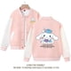 thumbnail image 1 of Abrigo de uniforme de béisbol con estampado de dibujos animados Sanrios, chaqueta Kawaii Kuromi Cinnamoroll, Top de manga larga, ropa para niños, 1 of 5