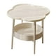 thumbnail image 5 of Mesa auxiliar perfecl de 2 niveles organizador simple mesita de noche mesa de centro para apartamento sofá oficina cama espacio pequeño, 5 of 7