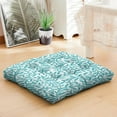 thumbnail image 4 of Flower Floor Cushion 22x22 Inch Square Pillow, Aesthetic Floral Design, Lightweight for Meditation & Living Room, 4 of 7