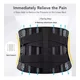 thumbnail image 2 of Faja Lumbar, Cinturón De Apoyo Transpirable Con Almohadilla, 2 of 7