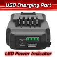 thumbnail image 4 of Banshee 12V 3.0AH Li-Ion replacement for Skil 12V Mechanical Work Light LH5537A-00, 4 of 6