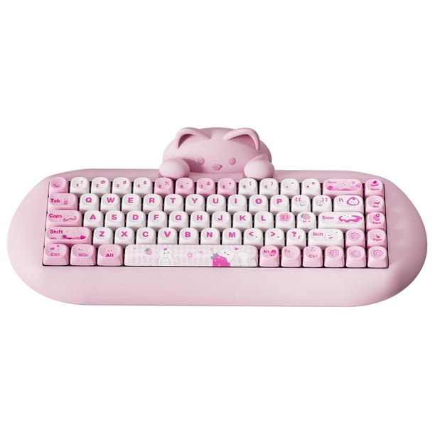 Teclado mecánico inalámbrico YUNZII C68 65% con retroiluminación RGB