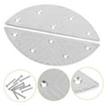 thumbnail image 6 of Niceauty 2 Pairs Boot Heel Plates Repair Pad for Boots Iron Shoe Guards Daily Use, 6 of 8