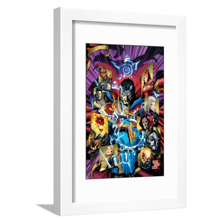 New Avengers No.51 Cover: Dr. Strange Framed Print Wall Art By Billy Tan