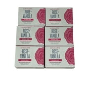 Schmidt's Natural Bar Soap Rose + Vanilla 5 oz (6 Pack)