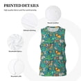 thumbnail image 6 of Gaeub Jungle Animals Men's Mesh Basketball Jersey, Quick-Drying Sleeveless Top S-4XL, Loose Muscle Tank Top -X-Large, 6 of 9