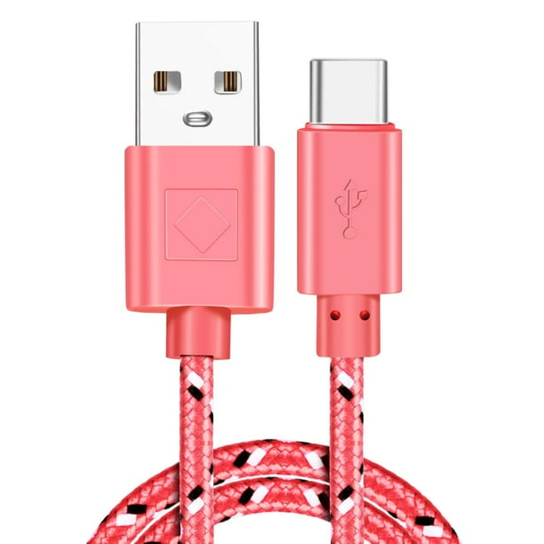 Carga rápida Tipo-C USB C Cables de teléfono móvil 1M / 2M / 3M Cable USB C Carga rápida para Samsung S10 Plus Huawei Cable trenzado de nylon Tan Jianjun unisex