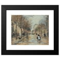 thumbnail image 2 of Jean François Raffaëlli 14x12 Black Modern Framed Museum Art Print Titled - Street in Asnieres, 2 of 5