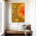 thumbnail image 2 of Elephant Stock Abstract Ii Wall Art - Vertical Multi Panel Canvas - Living Room Wall Decor - Abstract Multi Panel - Gold And Yellow Decor By Greg Simanson - 32" x 50", 2 of 8