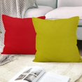thumbnail image 4 of LAICAIW Pillow Covers 26x26 Inch, Red Green Yellow and Blue Modern Decorative Sofa Pillow Covers Square Cotton Linen Couch Pillow Cases for Home Decor, Set of 4 (No Insert Included), 4 of 7