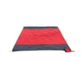thumbnail image 2 of Beach Blanket Sandproof, Waterproof Portable Picnic Mat, Travel Camping Hiking, Lightweight Beach Essentials Family Water Resistant Mat Nylon, Red, 55"x78.7", 2 of 6