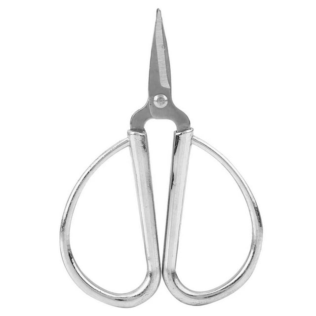 Cooking Scissors, Mini Vintage Sewing Shears Stainless Steel Art Work Cutting Embroidery Crafts Scissors Flower Scissors Universal for Dressmaking Fabric Crafts Cutting for