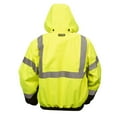 thumbnail image 5 of Cordova Men's Standard Bomber Jacket, Lime Green, Large, 5 of 8