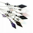 thumbnail image 4 of GKNET Crystal Point Prism Pendulum With Catcher and Merkaba Star For Dowsing-Amethyst, 4 of 9