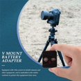 thumbnail image 3 of 1/4 Universal V Mount Battery Quick Release Plate Adapter Black, 3 of 5