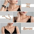 thumbnail image 4 of Gemini Zodiac Layer Necklaces Retro Rose Gold Plated 3Pcs, 4 of 4