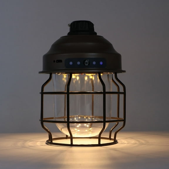 WHAMVOX  USB Hanging Lamp Rechargeable Camping Accessories Light LED Lights for Travel Black