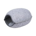 thumbnail image 4 of Cat Bed Cave Washable Lightweight Cats Hut for Scratch Senior Cats Sleep Light Gray, 4 of 8