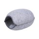thumbnail image 4 of Cama de fieltro para gatos Salvador cueva con diseño de cremallera Gris claro, 4 of 10
