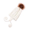 thumbnail image 5 of Holloyiver Winter Warm Pure Color Ladies Braid Ball Pullover Knit Hat, 5 of 8