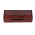 thumbnail image 2 of Solid Wood Saxophone Mouthpiece Storage Case - Single Capacity, Soft Cloth Lining, Secure Slot Design, Smooth Surface, Exquisite Craftsmanship, Red Finish, Compact Size 4.4x1.8x1.5in, 80g Lightweight, 2 of 6