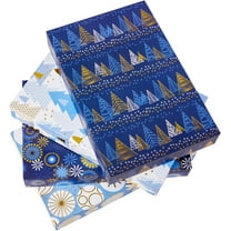 12 Pack 14" Blue Large Christmas Gift Boxes With Lids For Clothes Presents