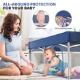 thumbnail image 7 of babyeap Foldable Baby Playpen,Playpens for Babies and Toddlers with Storage Bag,Indoor & Outdoor Baby Fence Play Pen Area,Navy Blue, 7 of 7