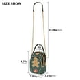 thumbnail image 2 of FORMRS Crossbody Bag for Women Shoulder Cell Phone Purse with Zipper, Brown Christmas Gingerbread, 2 of 7