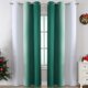 thumbnail image 2 of Cortinas Estelar Textiler 107x213cm Verde Gris Degradado Blackout, 2 of 9