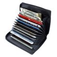 thumbnail image 1 of New Solid Genuine Leather Women's Wallet Accordion Style Credit Card Holder Zip Around Small, 1 of 15