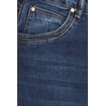 thumbnail image 4 of Fashion2Love Women’s Plus/Junior size Mid Rise A-Line Long Jeans Maxi Denim Skirt, 4 of 8