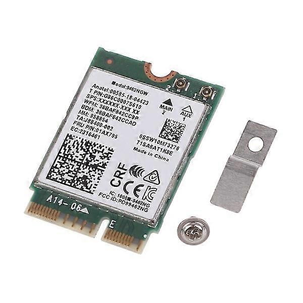 Wifi Key E M.2 Cnvio Computer Adapter Bt 5.0 Wireless 802.11ax Support for Mu-mimo