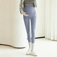 thumbnail image 6 of Hxshgdsn Maternity Leggings For Women Stretchy Over The Belly Workout Full Length Active Yoga Pants Blue M, 6 of 6